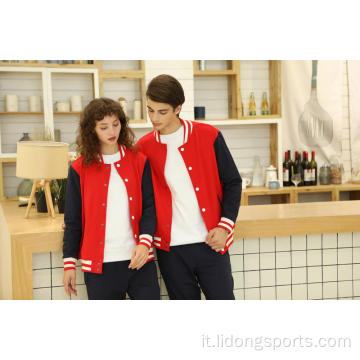 Giacca unisex in cotone all&#39;ingrosso logo stampato